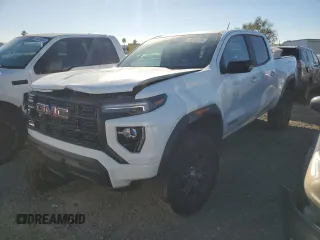2024 GMC Canyon 2WD Elevation with VIN 1GTP5BEKXR1146225, listed as a Copart auction lot 74619624 with 5,140 mi miles and Salvage Title. Bid and sale history available at carsss.com. Image 1.