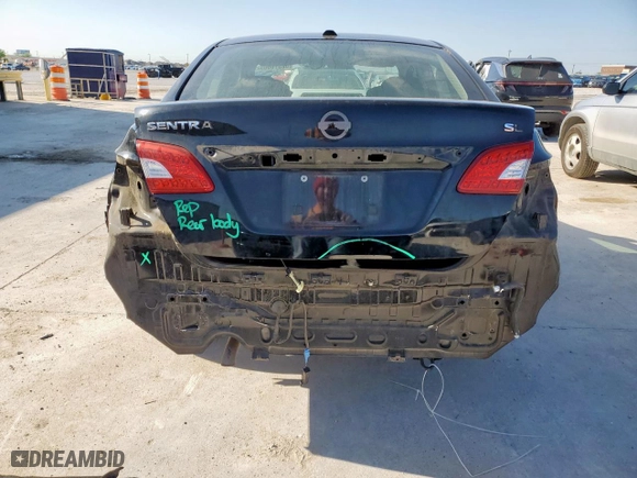 2015 Nissan Sentra S with VIN 3N1AB7AP0FY219688, listed as a Copart auction lot 52318005 with 106,156 mi miles and Salvage Title. Bid and sale history available at carsss.com. Image 6.