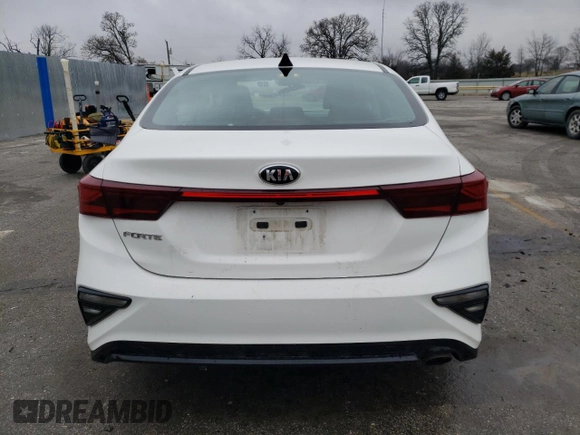 2021 Kia Forte LXS with VIN 3KPF24AD2ME410695, listed as a Copart auction lot 43948495 with 114,009 mi miles and Salvage Title. Bid and sale history available at carsss.com. Image 6.