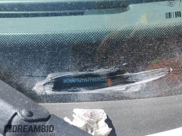 2007 Mercedes-Benz C 230 Sport with VIN WDBRF52H67F889835, listed as a Copart auction lot 51291795 with 150,526 mi miles and Salvage Title. Bid and sale history available at DreamBid. Image 12.
