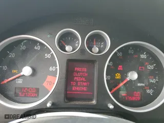 2002 Audi TT with VIN TRUWT28N531007611, listed as a Copart auction lot 87670625 with 175,809 mi miles and Salvage Title. Bid and sale history available at carsss.com. Image 9.
