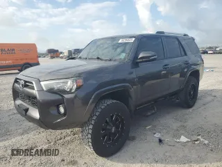 2020 Toyota 4Runner SR5 with VIN JTEBU5JR8L5756184, listed as a Copart auction lot 56204525 with 102,046 mi miles and Salvage title. Bid and sale history available at DreamBid. Image 1.