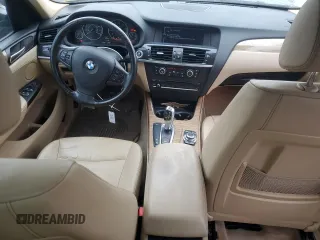 2012 BMW X3 28i with VIN 5UXWX5C50CL720703, listed as a Copart auction lot 46665185 with 143,541 mi miles and Salvage Title. Bid and sale history available at DreamBid. Image 8.