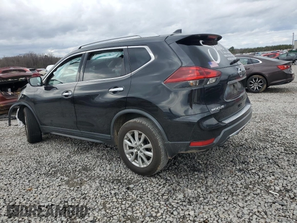 2018 Nissan Rogue SV with VIN KNMAT2MV3JP604860, listed as a Copart auction lot 47820735 with 124,650 mi miles and Salvage Title. Bid and sale history available at carsss.com. Image 2.