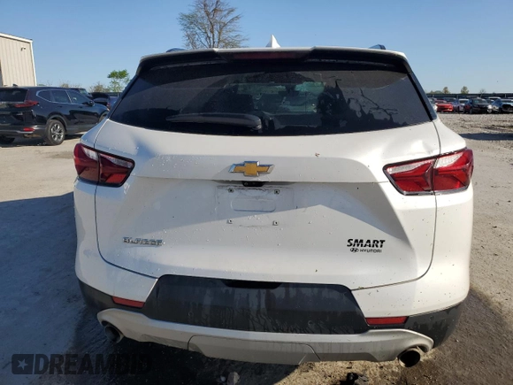 2020 Chevrolet Blazer LT with VIN 3GNKBDRS7LS659518, listed as a Copart auction lot 53249805 with 122,883 mi miles and Salvage title. Bid and sale history available at DreamBid. Image 6.