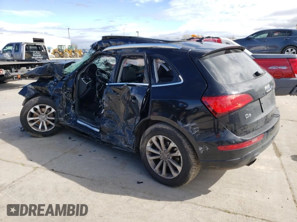 2013 Audi Q5 Premium Plus with VIN WA1LFAFP3DA034756, listed as a Copart auction lot 43770374 with 0 mi miles and Salvage Title. Bid and sale history available at carsss.com. Image 2.