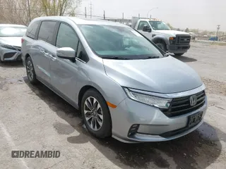 2024 Honda Odyssey EX-L with VIN 5FNRL6H67RB046630, listed as a IAAI auction lot 41933690 with 35,880 mi miles and . Bid and sale history available at DreamBid. Image 1.