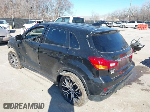 2018 Mitsubishi Outlander Sport ES 2.0 with VIN JA4AR3AU5JU020388, listed as a IAAI auction lot 38733752 with 115,174 mi miles. Bid and sale history available at carsss.com. Image 3.