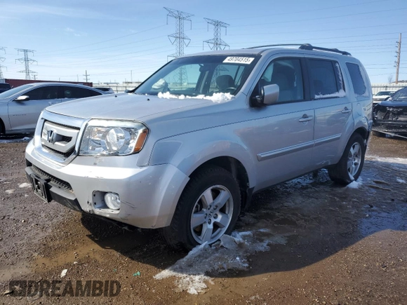 2011 Honda Pilot EX with VIN 5FNYF4H42BB098890, listed as a Copart auction lot 49704515 with 34,337 mi miles and Salvage Title. Bid and sale history available at DreamBid. Image 1.