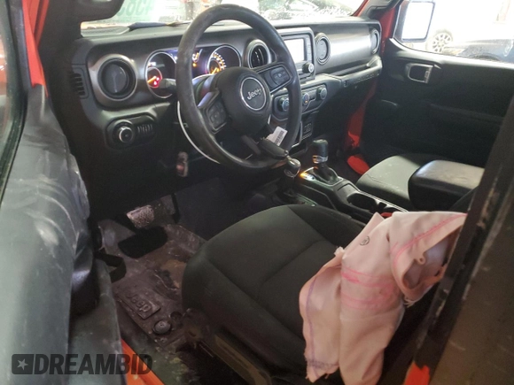 2018 Jeep Wrangler Sport S with VIN 1C4GJXAG6JW179854, listed as a Copart auction lot 47454665 with 53,011 mi miles and Clean Title. Bid and sale history available at DreamBid. Image 8.