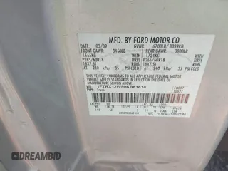 2009 Ford F-150 STX z VIN 1FTRX12W59KB81818, wystawiony jako IAAI lot #42073182 z przebiegiem 76 968 mil mil oraz . Historia ofert i sprzedaży dostępna na DreamBid. Obrazek 9.