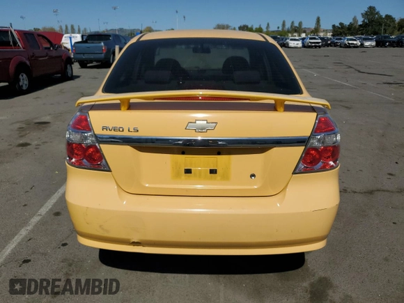2007 Chevrolet Aveo LS z VIN KL1TD56647B073694, wystawiony jako Copart lot #52380625 z przebiegiem 145 511 mil mil oraz Szkody całkowita. Historia ofert i sprzedaży dostępna na DreamBid. Obrazek 6.