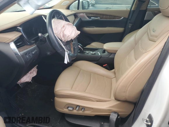 2021 Cadillac XT5 AWD Sport with VIN 1GYKNHRS3MZ203120, listed as a Copart auction lot 52539475 with Not provided miles and Salvage title. Bid and sale history available at DreamBid. Image 7.