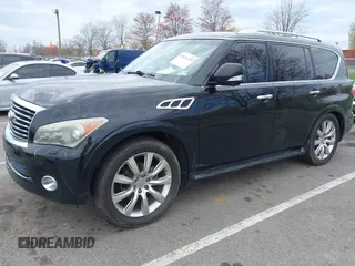 2012 Infiniti QX56 7-passenger z VIN JN8AZ2NEXC9020609, wystawiony jako IAAI lot #42026235 z przebiegiem 168 109 mil mil oraz . Historia ofert i sprzedaży dostępna na DreamBid. Obrazek 18.