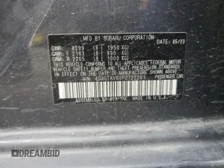 2023 Subaru Impreza Premium z VIN 4S3GTAV60P3722201, wystawiony jako Copart lot #58667795 z przebiegiem 14 742 mil mil oraz Szkoda całkowita • Salvage title. Historia ofert i sprzedaży dostępna na DreamBid. Obrazek 12.