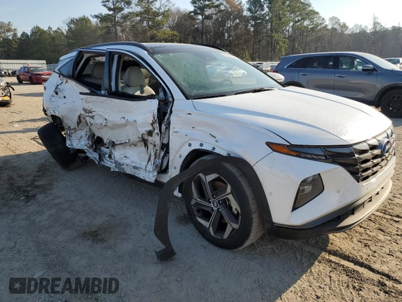 2024 Hyundai Tucson Limited with VIN 5NMJE3DE1RH389810, listed as a Copart auction lot 43654645 with 6,847 mi miles and Salvage Title. Bid and sale history available at carsss.com. Image 4.