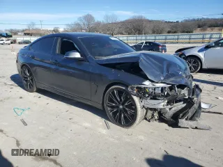 2015 BMW 4 Series 435i with VIN WBA4B1C54FD955231, listed as a Copart auction lot 89322955 with Not Provided miles and Salvage Title. Bid and sale history available at DreamBid. Image 4.