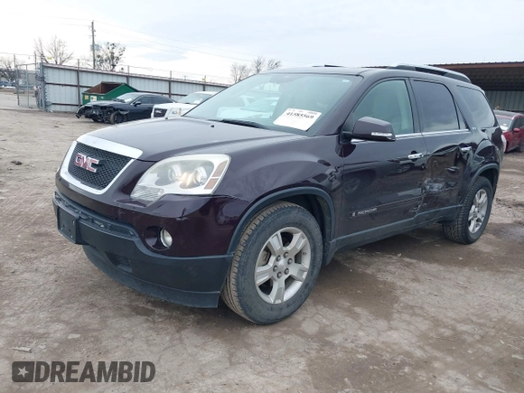 2008 GMC Acadia SLT2 with VIN 1GKER33778J260475, listed as a IAAI auction lot 41585569 with 202,438 mi miles. Bid and sale history available at carsss.com. Image 17.