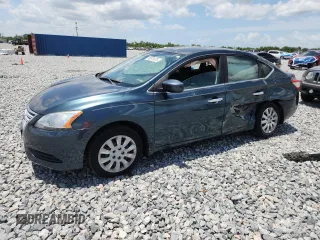 2015 Nissan Sentra SV z VIN 3N1AB7AP7FY256723, wystawiony jako Copart lot #58576675 z przebiegiem 158 361 mil mil oraz Szkoda całkowita • Salvage title. Historia ofert i sprzedaży dostępna na DreamBid. Obrazek 1.