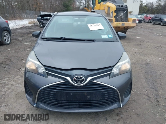 2015 Toyota Yaris L with VIN VNKKTUD33FA036237, listed as a IAAI auction lot 41710224 with 77,394 mi miles. Bid and sale history available at carsss.com. Image 12.