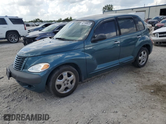 2001 Chrysler PT Cruiser with VIN 3C8FY4BB71T631808, listed as a Copart auction lot 62169635 with 136,216 mi miles and Salvage title. Bid and sale history available at DreamBid. Image 1.