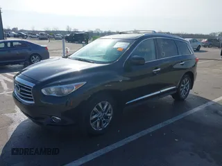 2015 Infiniti QX60 with VIN 5N1AL0MM9FC508107, listed as a IAAI auction lot 41918441 with 141,418 mi miles. Bid and sale history available at carsss.com. Image 17.