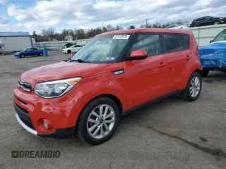 2018 Kia Soul + with VIN KNDJP3A57J7610658, listed as a Copart auction lot 52412975 with 129,255 mi miles and Salvage Title. Bid and sale history available at carsss.com. Image 1.