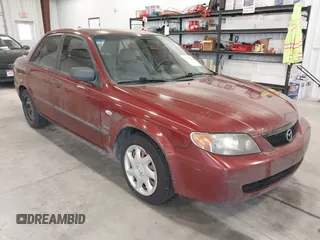 2003 Mazda Protege DX with VIN JM1BJ225530195639, listed as a IAAI auction lot 41747468 with 127,198 mi miles and . Bid and sale history available at DreamBid. Image 1.
