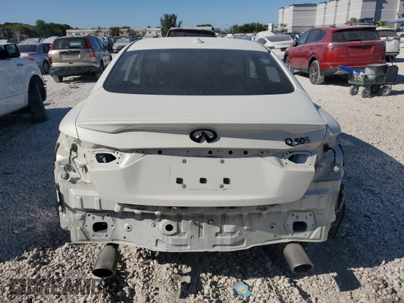 2018 Infiniti Q50 Red Sport 400 с VIN JN1FV7AP0JM460675, выставлен на аукционе Copart как лот 50187185 с пробегом Не указан миль и Списание • Salvage title. История ставок и продаж доступна на DreamBid. Изображение 6.