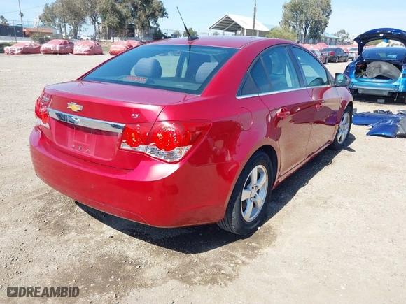 2012 Chevrolet Cruze LT w/1LT with VIN 1G1PF5SC8C7346819, listed as a IAAI auction lot 41692722 with 130,724 mi miles. Bid and sale history available at carsss.com. Image 4.