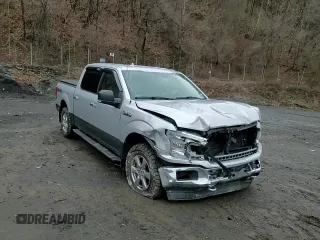 2018 Ford F-150 XL with VIN 1FTEW1E59JFC37258, listed as a Copart auction lot 52680255 with 93,966 mi miles and Salvage title. Bid and sale history available at DreamBid. Image 11.