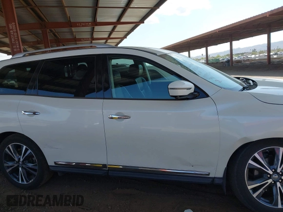 2018 Nissan Pathfinder SL with VIN 5N1DR2MM4JC617154, listed as a IAAI auction lot 41949176 with 47,955 mi miles. Bid and sale history available at carsss.com. Image 13.