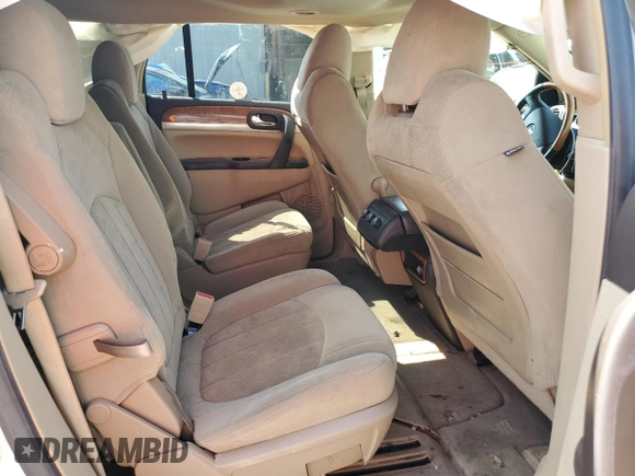 2009 Buick Enclave CX with VIN 5GAER13D49J194914, listed as a Copart auction lot 69853824 with 124,972 mi miles and Salvage Title. Bid and sale history available at DreamBid. Image 12.