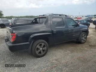 2014 Honda Ridgeline Sport with VIN 5FPYK1F75EB001197, listed as a Copart auction lot 65932295 with 121,862 mi miles and Salvage title. Bid and sale history available at DreamBid. Image 3.