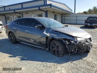 2017 Nissan Maxima Platinum with VIN 1N4AA6AP6HC405098, listed as a Copart auction lot 50739165 with 115,168 mi miles and Salvage Title. Bid and sale history available at carsss.com. Image 4.