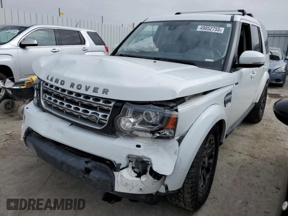2015 Land Rover LR4 Lux with VIN SALAK2V62FA764936, listed as a Copart auction lot 49052755 with 128,559 mi miles and Salvage Title. Bid and sale history available at DreamBid. Image 1.