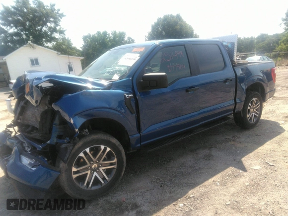 2022 Ford F-150 XL with VIN 1FTEW1EP3NKD77904, listed as a IAAI auction lot 42606099 with 88,961 mi miles and . Bid and sale history available at DreamBid. Image 2.