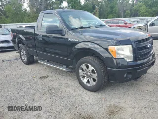 2013 Ford F-150 XL with VIN 1FTMF1CF8DKD40156, listed as a Copart auction lot 50408735 with 120,437 mi miles and Salvage title. Bid and sale history available at DreamBid. Image 4.