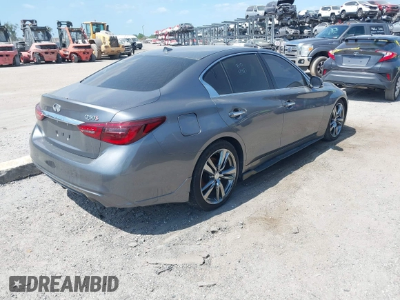 2021 Infiniti Q50 Pure with VIN JN1EV7AP2MM702687, listed as a IAAI auction lot 42132279 with Not provided miles and . Bid and sale history available at DreamBid. Image 4.