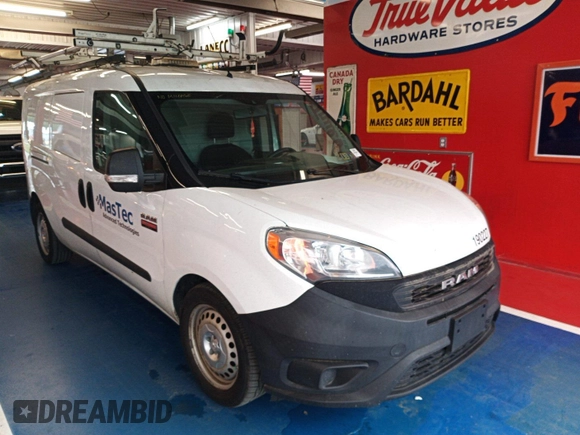 2019 Ram ProMaster City Cargo Tradesman z VIN ZFBHRFAB6K6M61931, wystawiony jako IAAI lot #42570041 z przebiegiem 152 309 mil mil oraz . Historia ofert i sprzedaży dostępna na DreamBid. Obrazek 23.