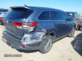 2017 Toyota Highlander XLE with VIN 5TDKZRFH2HS526283, listed as a IAAI auction lot 41669159 with 122,112 mi miles and . Bid and sale history available at DreamBid. Image 4.