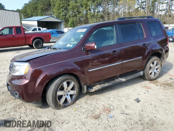 2015 Honda Pilot Touring with VIN 5FNYF4H96FB052674, listed as a Copart auction lot 52222535 with 112,975 mi miles and Salvage Title. Bid and sale history available at carsss.com. Image 1.
