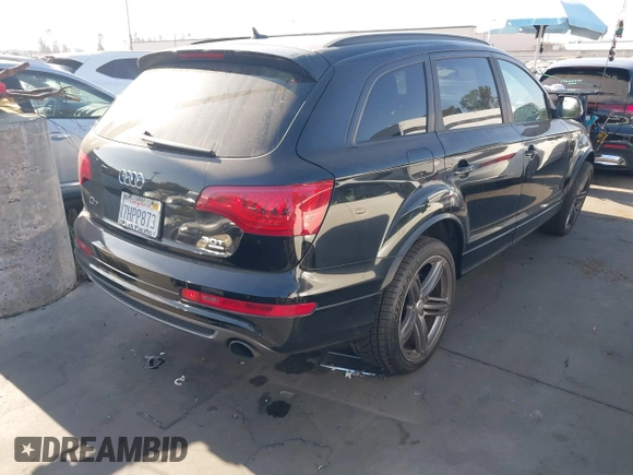 2015 Audi Q7 S line Prestige with VIN WA1DGAFE2FD014905, listed as a IAAI auction lot 42790841 with 111,992 mi miles and . Bid and sale history available at DreamBid. Image 4.