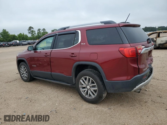 2017 GMC Acadia SLE with VIN 1GKKNLLS3HZ262809, listed as a Copart auction lot 55493615 with 83,256 mi miles and Salvage title. Bid and sale history available at DreamBid. Image 2.