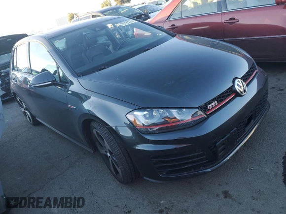 2016 Volkswagen Golf GTI S w/Performance Pkg with VIN 3VW447AU5GM006610, listed as a Copart auction lot 79799833 with 33,052 mi miles. Bid and sale history available at carsss.com. Image 4.