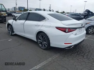 2021 Lexus ES 350 F Sport with VIN 58AGZ1B1XMU098201, listed as a IAAI auction lot 41366417 with 66,631 mi miles and . Bid and sale history available at DreamBid. Image 3.