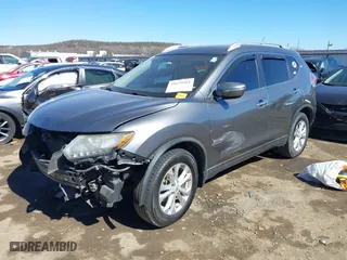 2015 Nissan Rogue S with VIN KNMAT2MV7FP569005, listed as a IAAI auction lot 41675561 with 89,848 mi miles. Bid and sale history available at carsss.com. Image 18.