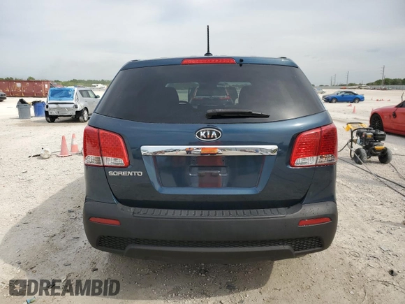 2011 Kia Sorento LX with VIN 5XYKT3A11BG014799, listed as a Copart auction lot 49966885 with 185,247 mi miles and Salvage Title. Bid and sale history available at DreamBid. Image 6.