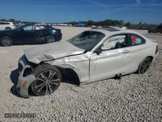 2021 BMW 2 Series 230i with VIN WBA2J1C0XM7G70286, listed as a Copart auction lot 48958125 with 0 mi miles and Non Repairable. Bid and sale history available at carsss.com. Image 1.