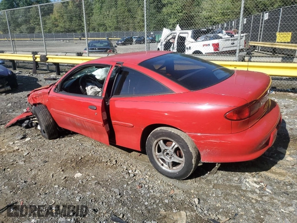 1998 Chevrolet Cavalier with VIN 1G1JC1241W7166649, listed as a Copart auction lot 74368144 with 145,646 mi miles and Salvage Title. Bid and sale history available at carsss.com. Image 2.